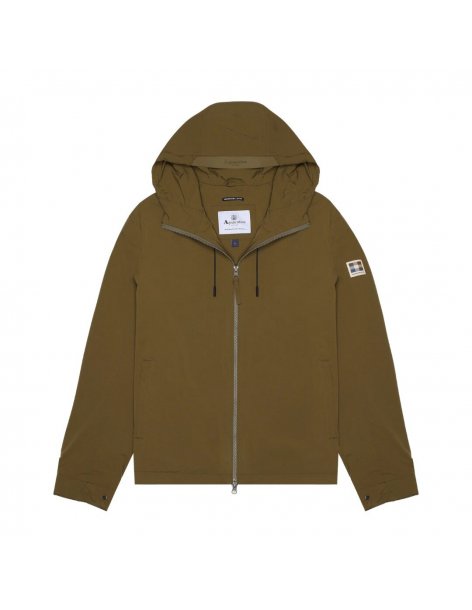 Giacca a vento elasticizzata con cappuccio Aquascutum