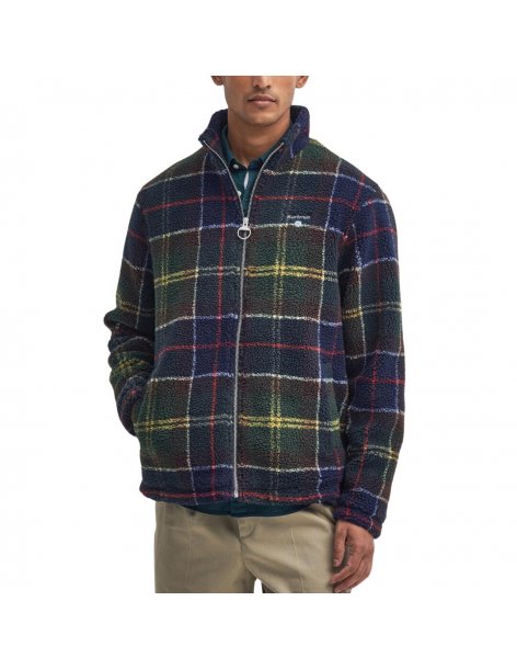 Giacca in plie sherpa tartan Barbour 2