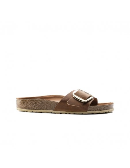 Sandalo Birkenstock Madrid Big Buckle cognac