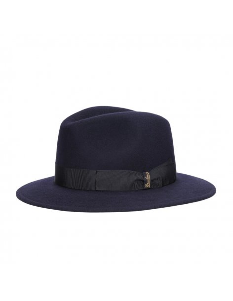 Cappello in feltro con cinta canneté Borsalino