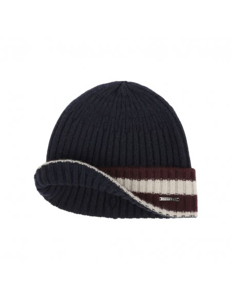 Berretto a righe in cashmere Stetson