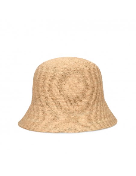 Paglia Borsalino Koko cloche rafia croquet