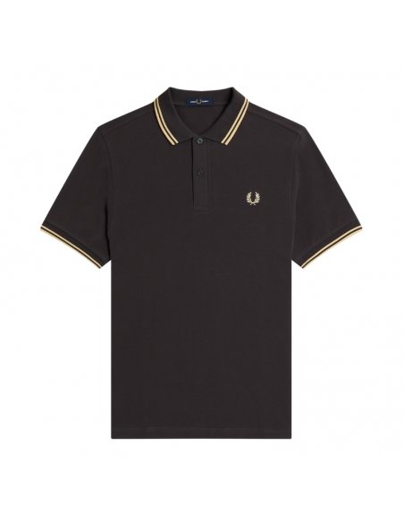 Polo a maniche corte con doppia riga Fred Perry