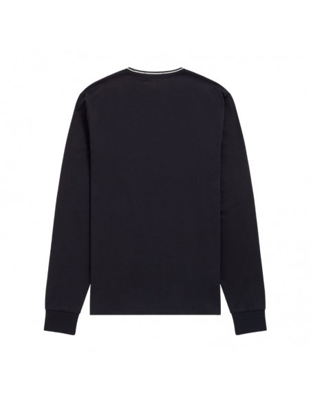T-shirt maniche lunghe con doppia riga Fred Perry