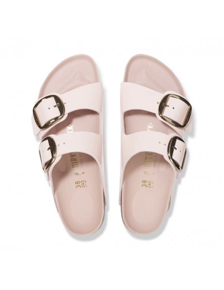 Sandalo Birkenstock Arizona Big Buckle shine light rose