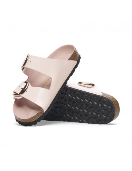 Sandalo Birkenstock Arizona Big Buckle shine light rose