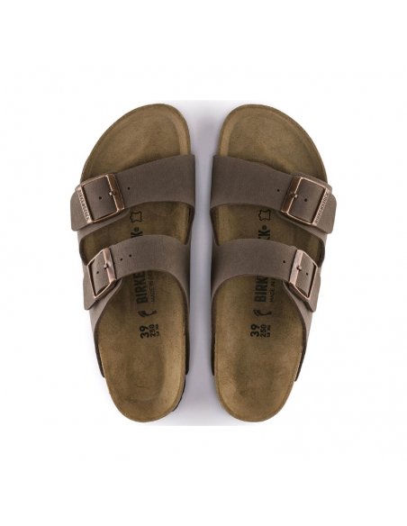 Sandalo con cinturini Birkenstock Arizona mocca