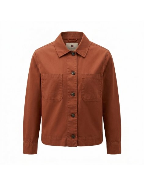 Giaccone Woolrich Poplin Overshirt