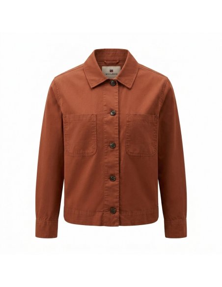 Giaccone Woolrich Poplin Overshirt