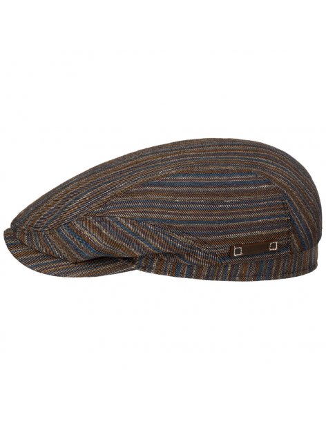 Coppola Stetson Driver Cap Linen Stripe Barista