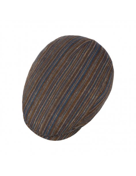 Coppola Stetson Driver Cap Linen Stripe Barista 2