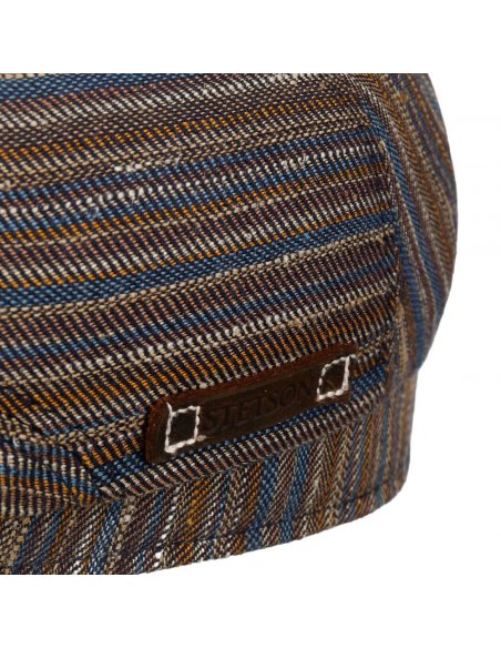 Coppola Stetson Driver Cap Linen Stripe Barista