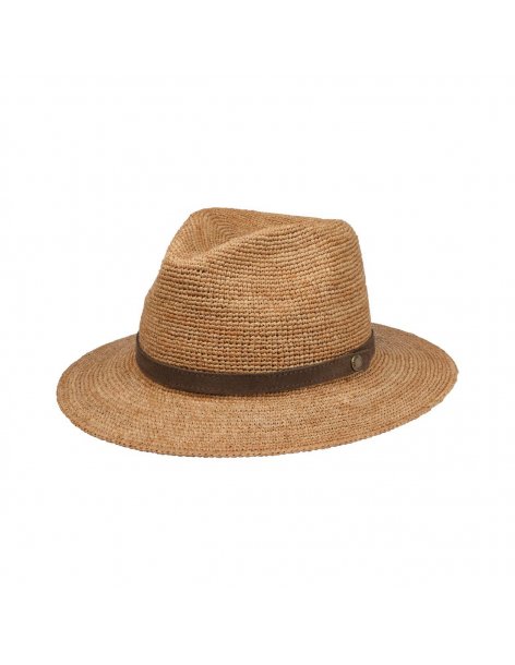 Paglia Stetson Traveller Raffia Croche Rollable