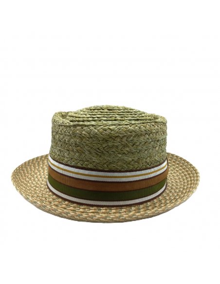 Paglia Petracci Pork Pie in raffia