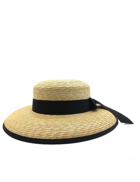 Paglia Petracci Pamela con gros grain
