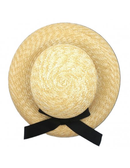 Paglia Petracci Pamela con gros grain