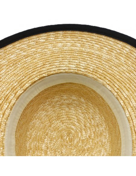 Paglia Petracci Pamela con gros grain