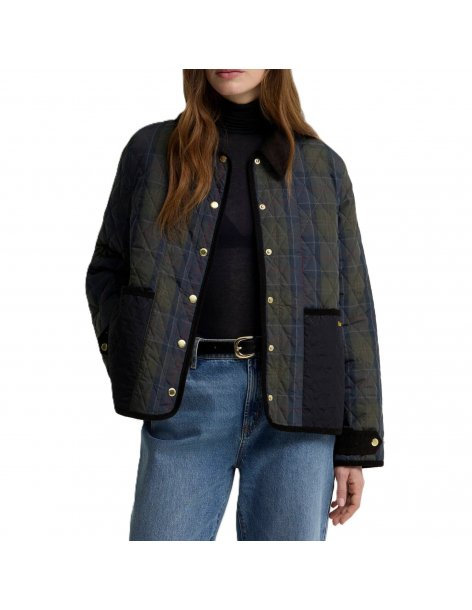 Giacca trapuntata Barbour Ainsdale con motivo a quadri 2