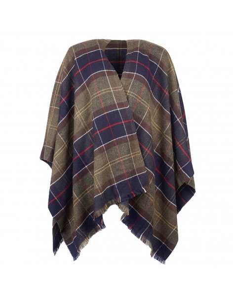 Scialle Barbour Staffin tartan Serape