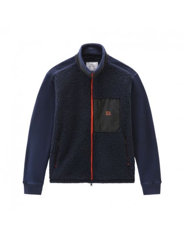 Giacca in sherpa e pile Woolrich