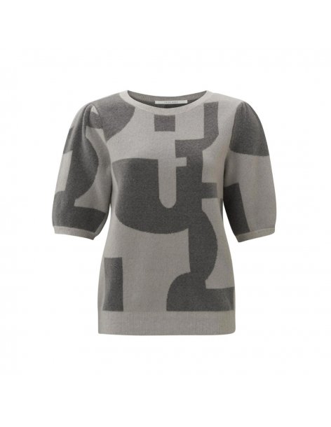 Maglia con stampa jacquard Yaya