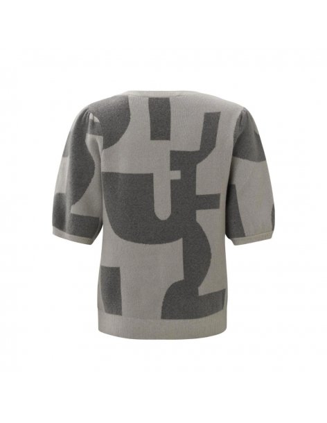 Maglia con stampa jacquard Yaya 2